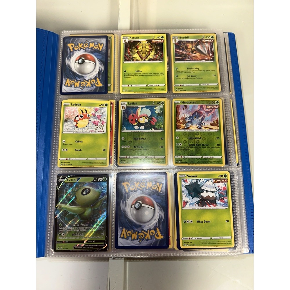 3 Partial Master Sets Pokemon Cards Chilling Reign, Lost Origin, Paldean Fates